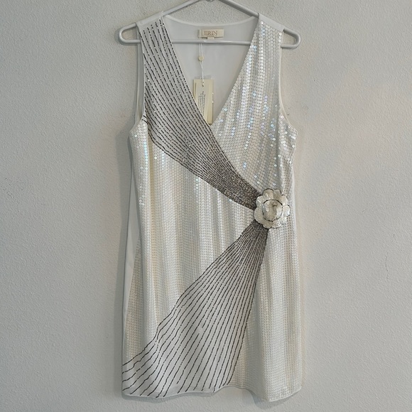 NWT Erin Fetherston Beaded Sleeveless Formal Dress - Picture 1 of 10